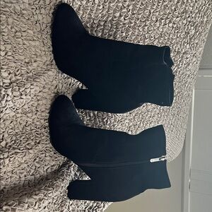 Circus by Sam Edelman Black Suede Ankle Boots